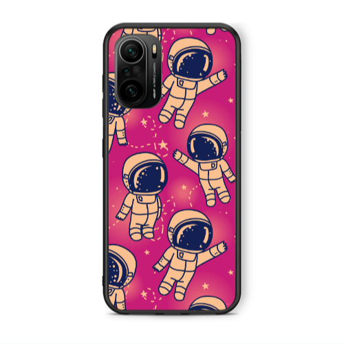 Xiaomi Poco F3 Smoll astronauts Black Glossy Θήκη