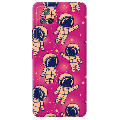 Xiaomi Poco F4 Smoll astronauts Transparent Silicone TPU Θήκη