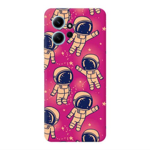 Xiaomi Redmi Note 12 4G Smoll astronauts Transparent Silicone TPU Θήκη