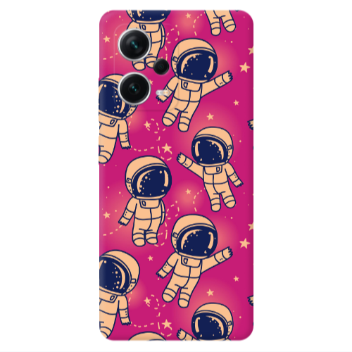 Xiaomi Redmi Note 12 5G Smoll astronauts Transparent Silicone TPU Θήκη