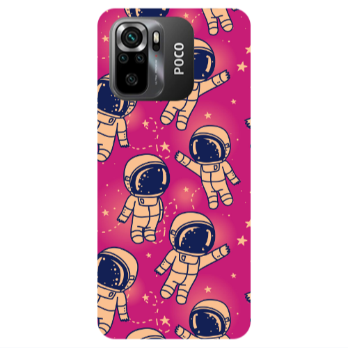 Xiaomi Poco M5 s Smoll astronauts Transparent Silicone TPU Θήκη