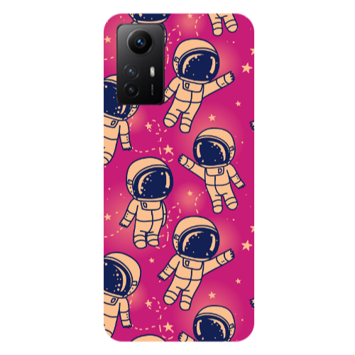 Xiaomi Redmi Note 12s Smoll astronauts Transparent Silicone TPU Θήκη