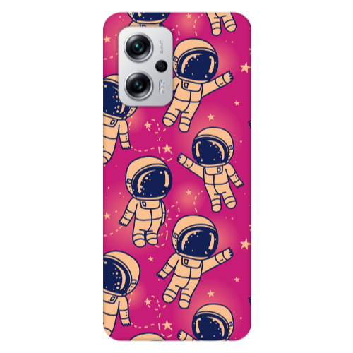 Xiaomi Poco X4 GT Smoll astronauts Transparent Silicone TPU Θήκη