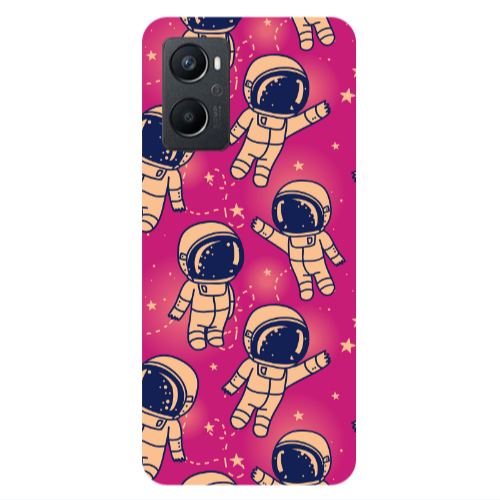 Oppo A 96 Smoll astronauts Transparent Silicone TPU Θήκη