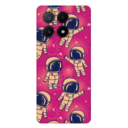 Xiaomi Poco X6Pro 5G Smoll astronauts Transparent Silicone TPU Θήκη