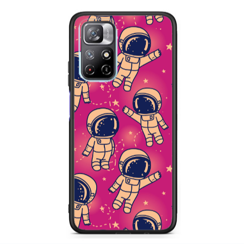 Xiaomi Poco M4 Pro 5G Smoll astronauts Black Glossy Θήκη