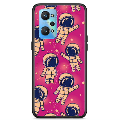 Realme Gt Neo 2 Smoll astronauts Black Glossy Θήκη