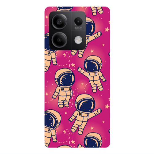 Xiaomi Redmi Note 13Pro 5G Smoll astronauts Transparent Silicone TPU Θήκη
