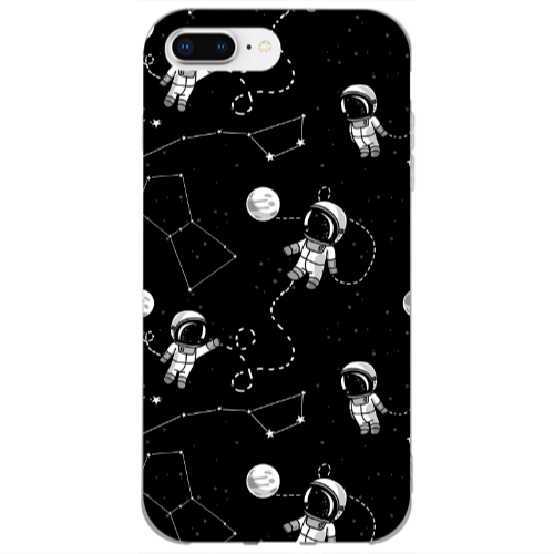 Apple iPhone 7 Plus Spacewarm Transparent Silicone TPU Θήκη