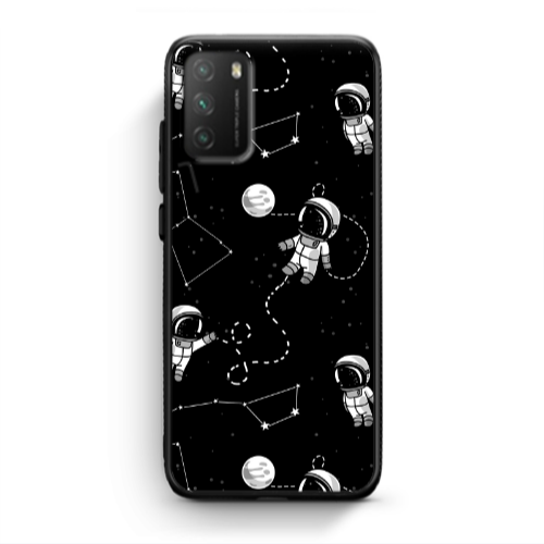 Xiaomi Poco M3 Spacewarm Black Glossy Θήκη