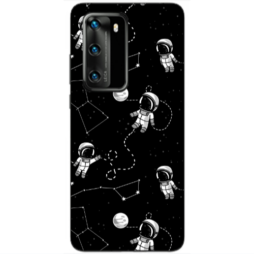 Huawei P40 Spacewarm Transparent Silicone TPU Θήκη