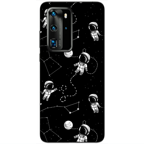Huawei P40 Pro Spacewarm Transparent Silicone TPU Θήκη