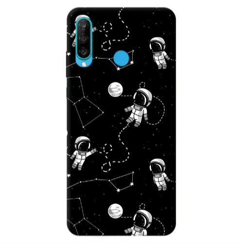 Huawei P30 Lite Spacewarm Transparent Silicone TPU Θήκη