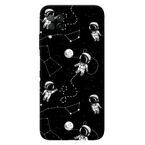 Huawei P40 Lite Spacewarm Transparent Silicone TPU Θήκη