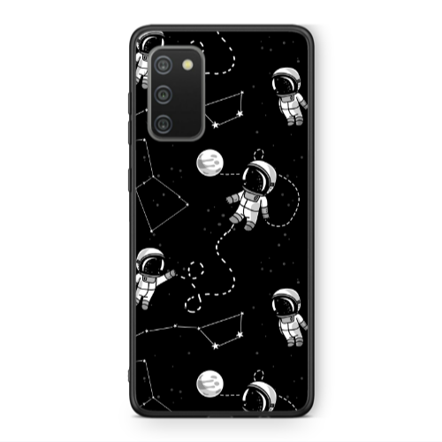 Samsung A02s Spacewarm Black Glossy Θήκη
