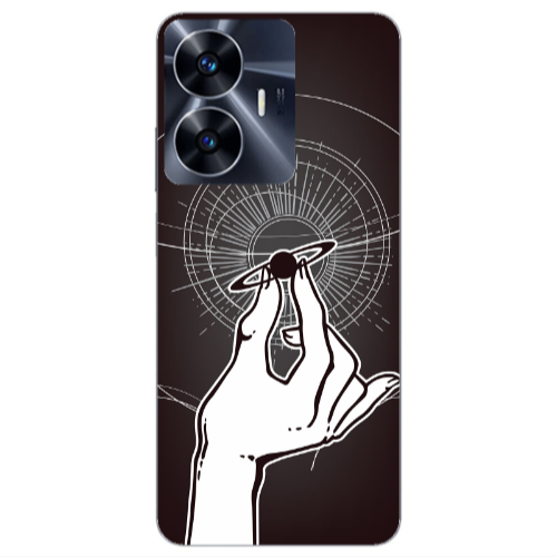 Realme Note 50 The planet in my hand Transparent Silicone TPU Θήκη