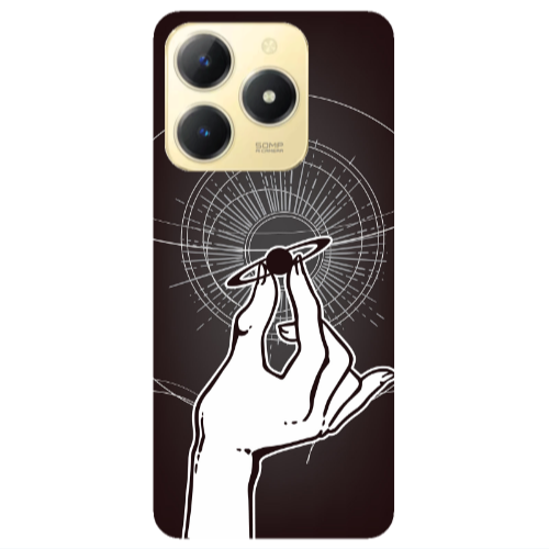 Realme C61 The planet in my hand Transparent Silicone TPU Θήκη