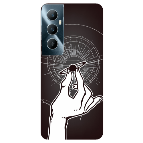 Realme C65 The planet in my hand Transparent Silicone TPU Θήκη