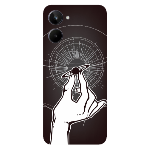 Realme 10 The planet in my hand Transparent Silicone TPU Θήκη