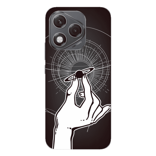 Honor 400 Lite The planet in my hand Transparent Silicone TPU Θήκη