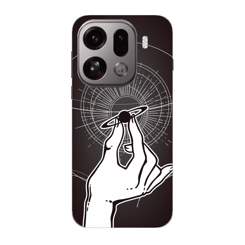 Oppo Find X9 Pro The planet in my hand Transparent Silicone TPU Θήκη