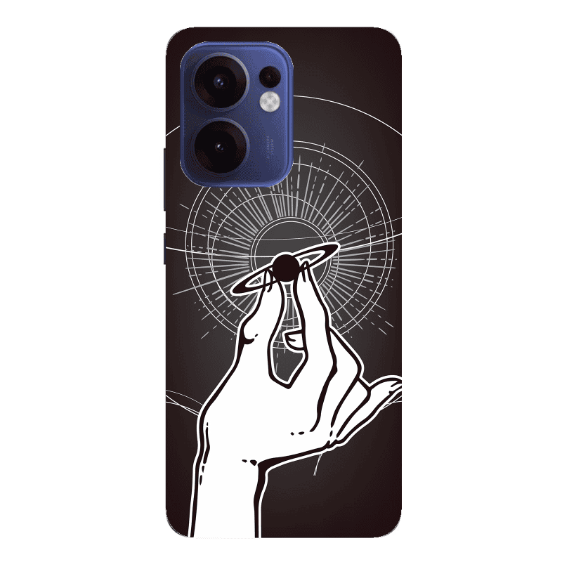 Oppo Reno13 FS The planet in my hand Transparent Silicone TPU Θήκη