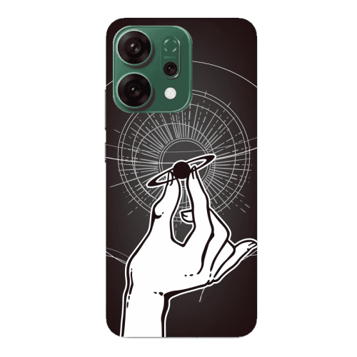 Oppo RENO 14 The planet in my hand Transparent Silicone TPU Θήκη
