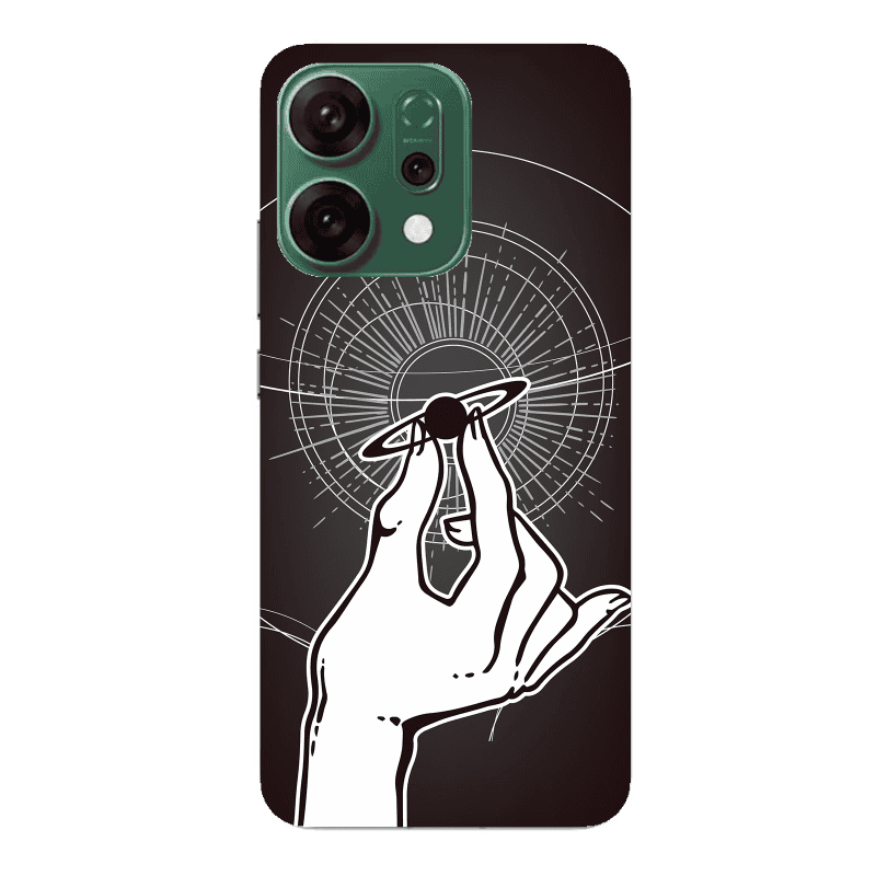 Oppo RENO 14 The planet in my hand Transparent Silicone TPU Θήκη