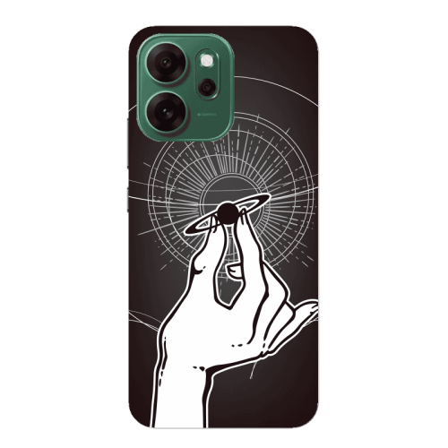Oppo 14 F The planet in my hand Transparent Silicone TPU Θήκη