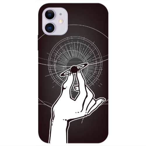 Apple iPhone 11  The planet in my hand Transparent Silicone TPU Θήκη