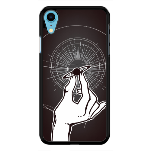 Apple iPhone Xr The planet in my hand Black Glossy Θήκη