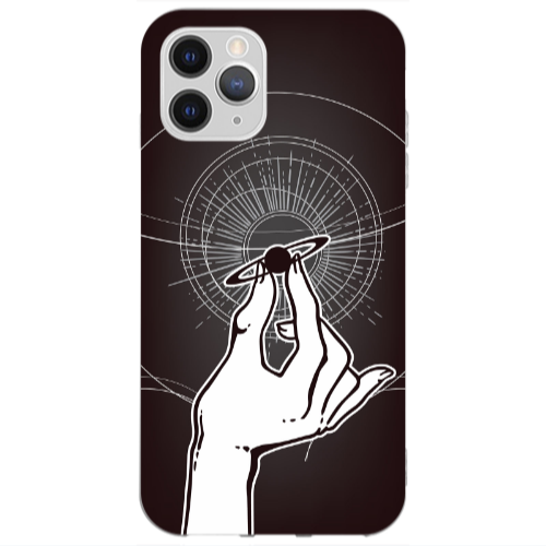 Apple iPhone 13 Pro Max The planet in my hand Transparent Silicone TPU Θήκη