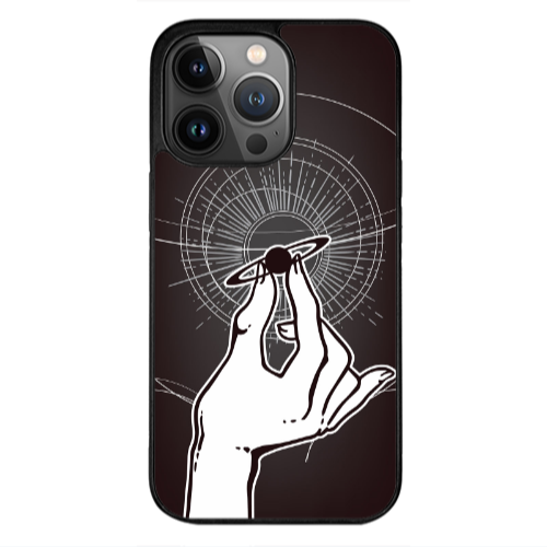 Apple iPhone 13 Pro Max The planet in my hand Black Glossy Θήκη