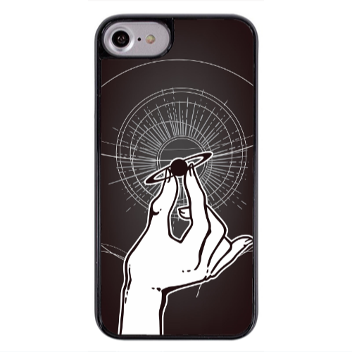 Apple iPhone 7 The planet in my hand Black Glossy Θήκη