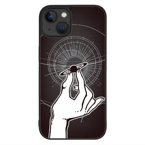 Apple iPhone 13 Mini The planet in my hand Black Glossy Θήκη