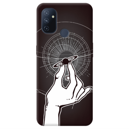 Oneplus Nord 100 The planet in my hand Transparent Silicone TPU Θήκη