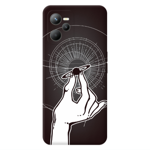 Realme C35 The planet in my hand Transparent Silicone TPU Θήκη