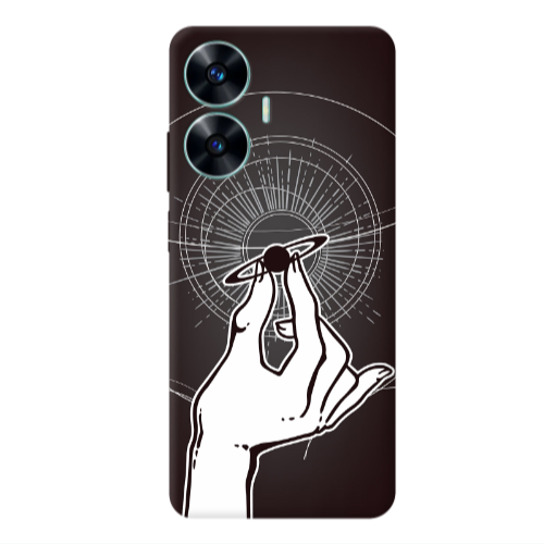Realme C55 The planet in my hand Transparent Silicone TPU Θήκη