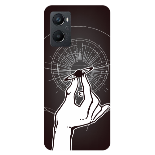 Oppo A 96 The planet in my hand Transparent Silicone TPU Θήκη