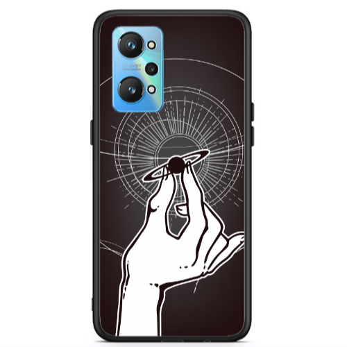 Realme Gt Neo 2 The planet in my hand Black Glossy Θήκη