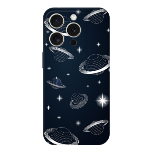 Apple Iphone 16 Pro Max Bright Stars Transparent Silicone TPU Θήκη