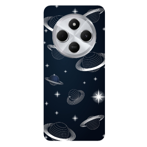 Xiaomi Redmi 14c Bright Stars Transparent Silicone TPU Θήκη