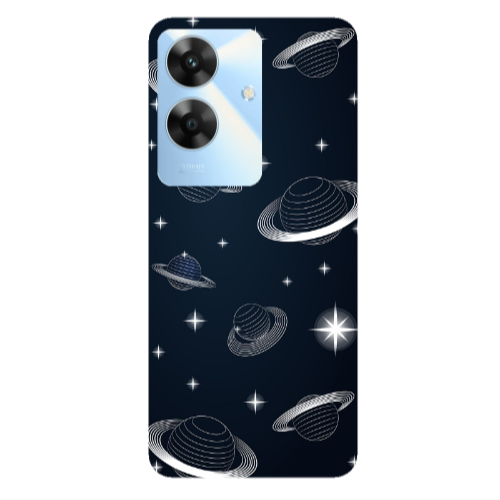 Realme Note 60 Bright Stars Transparent Silicone TPU Θήκη