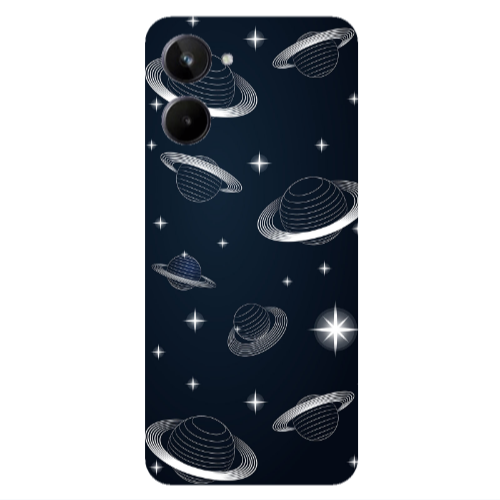 Realme 10 Bright Stars Transparent Silicone TPU Θήκη