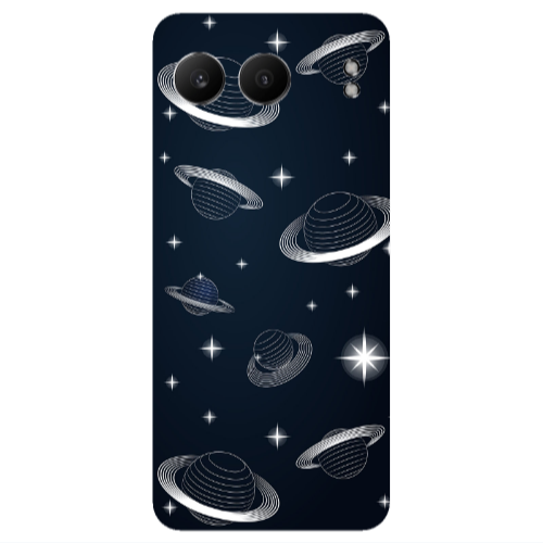 Oneplus Nord 4 Bright Stars Transparent Silicone TPU Θήκη