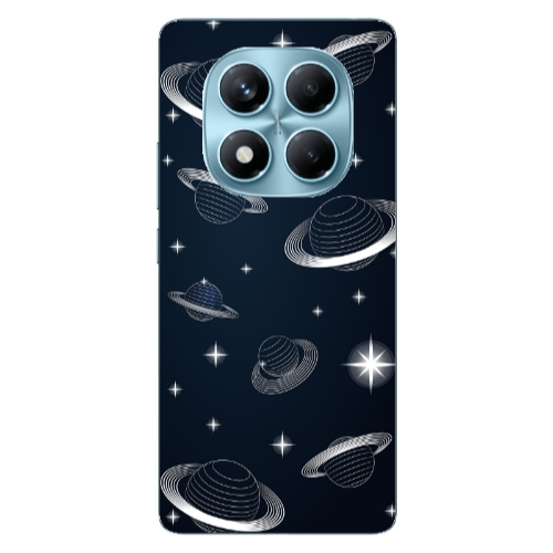 Xiaomi Redmi Note 14 Pro Bright Stars Transparent Silicone TPU Θήκη