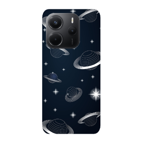 Xiaomi Redmi Note 14 Bright Stars Transparent Silicone TPU Θήκη