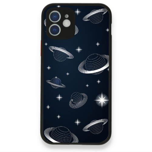 Apple iPhone 12 Bright Stars Black Glossy Θήκη