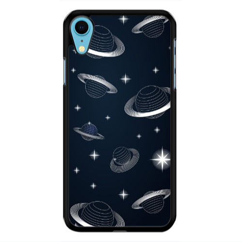 Apple iPhone Xr Bright Stars Black Glossy Θήκη