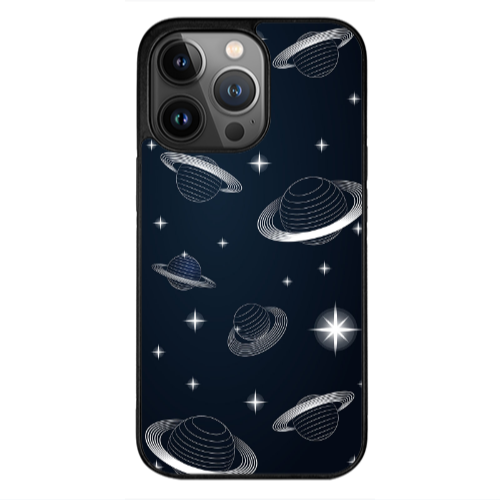 Apple iPhone 13 Pro Max Bright Stars Black Glossy Θήκη